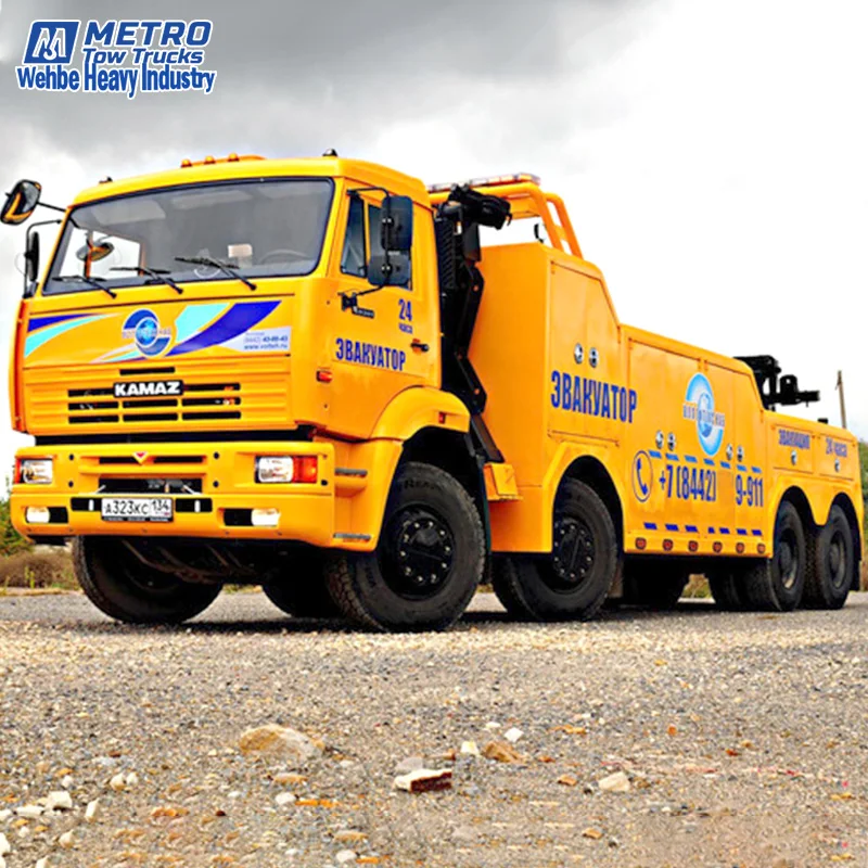 Метро INT-35 буксировочный трос грузовики эвакуатор 35 тонн стрела двойная лебедка три оси грузовик грузовой автомобиль тягач аварийная машина на продажу