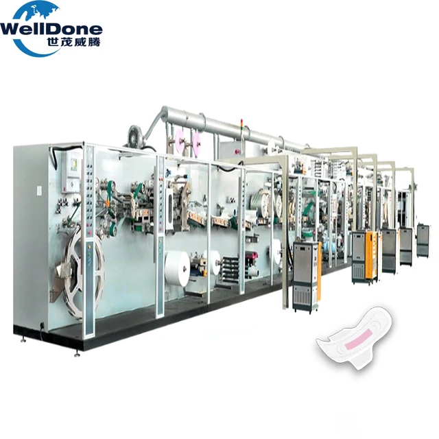WellDone sanitary napkin vending machine sanitary pads press making machine small scale