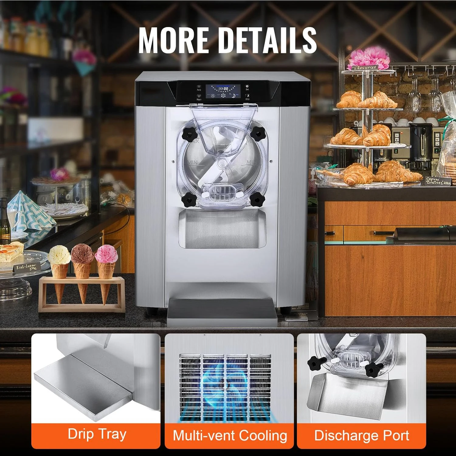 Hard Ice Cream Machine Ice Cream Vending Machine Automatic Ice Cream Machine