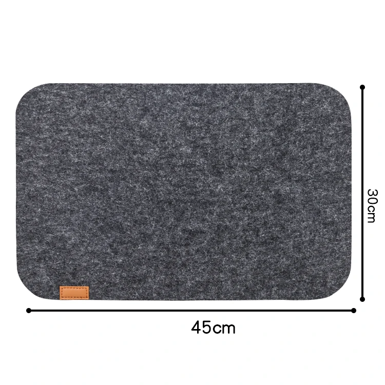 
felt woven placemats set of 6pcs table mats non slip heat resistant placemats wool felt placemat 