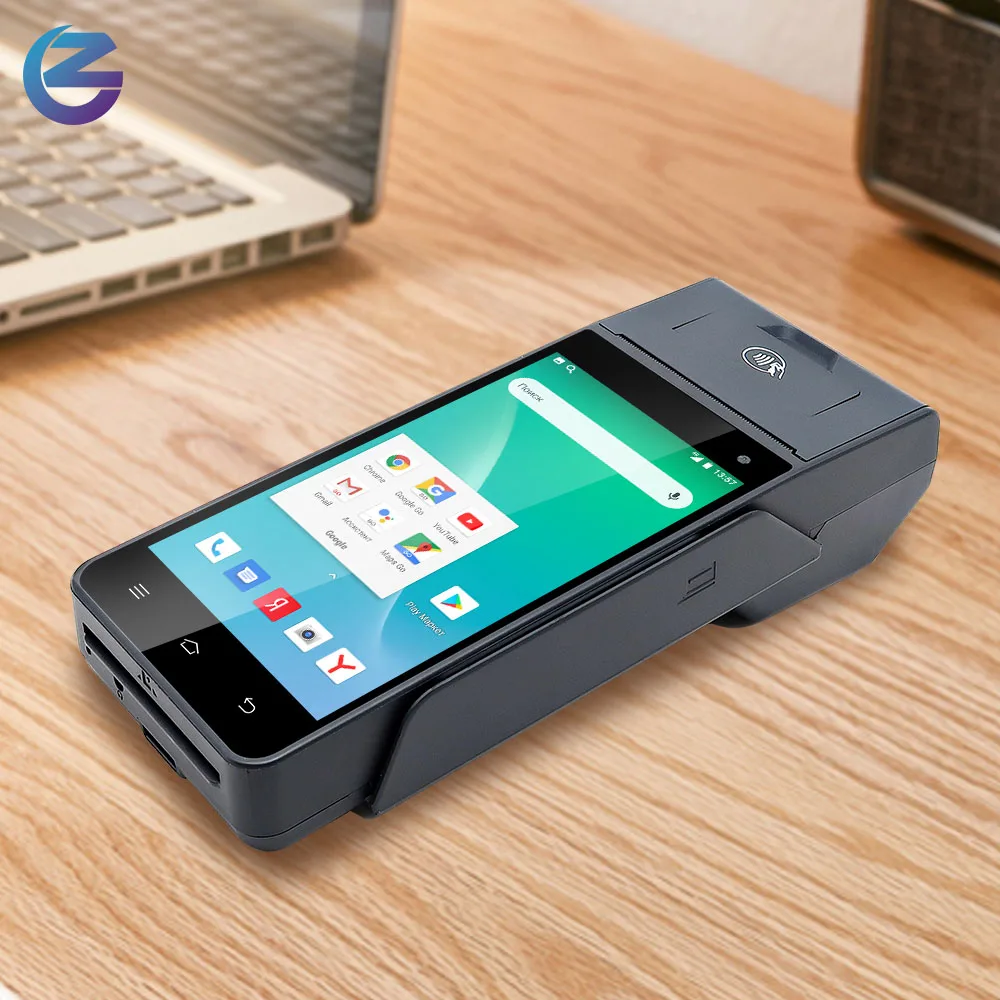 odm gsm gprs handheld android fingerprint bluetooth printer 58mm thermal mobile touch screen system pos
