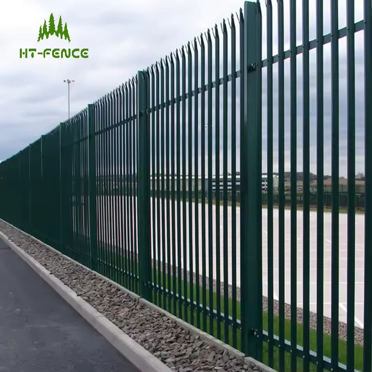 HT-FENCE лидер продаж высокопрочный стальной Изогнутый Верхний Восточный кованый садовый ограждение для Южной Африки