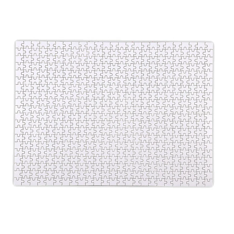 Custom printed design rectangle 1000 piece rompecabezas sublimation puzzles blank printable jigsaw paper cardboard puzzles