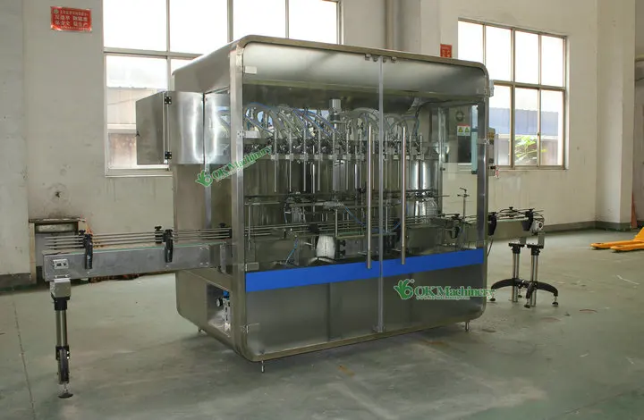 Auto stainless steel oil filling machine sunflower oil packing machine