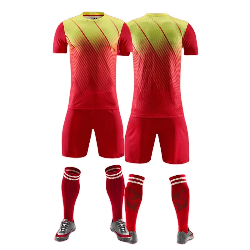 Short Sleeve Shirts&Shorts Latest Design Sportswear Custom Logo Soccer Uniforms Football Kits Jerseys