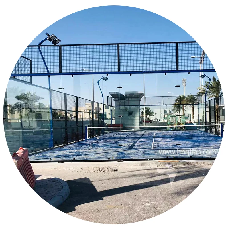 High Quality Padel Field Panoramic Abs Frame Outdoor Paddle Tennis Court