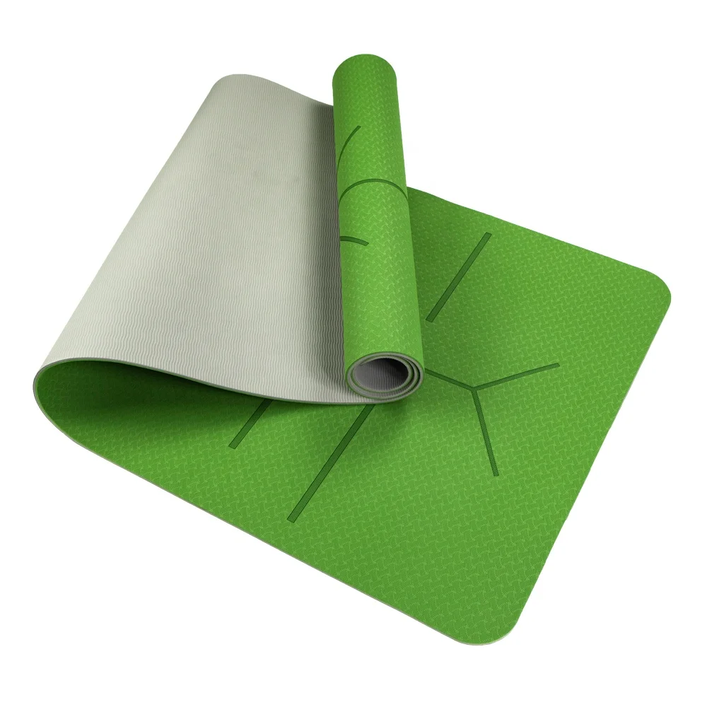 Цветной коврик для йоги Keepeak, 12 мм