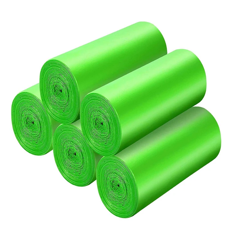 Wholesale Compostable Biodegrad Ecological Eco Friendly Degradable Garbage Rubbish Plastic 60 55 33 30 13 Gallon Trash Bag Roll