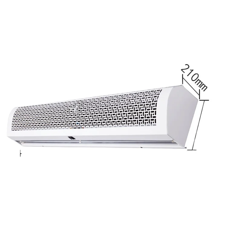 
Cross Flow PTC Heating Air Curtain with Remote Control residential air curtain with door magnetic switch 