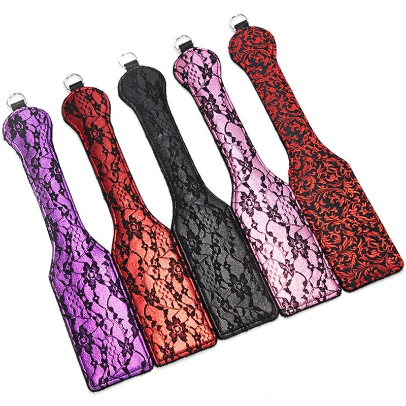 Lace Leather Fetish BDSM Bondage Restraint Hand Pat Erotic Sex Game Spanking Paddle