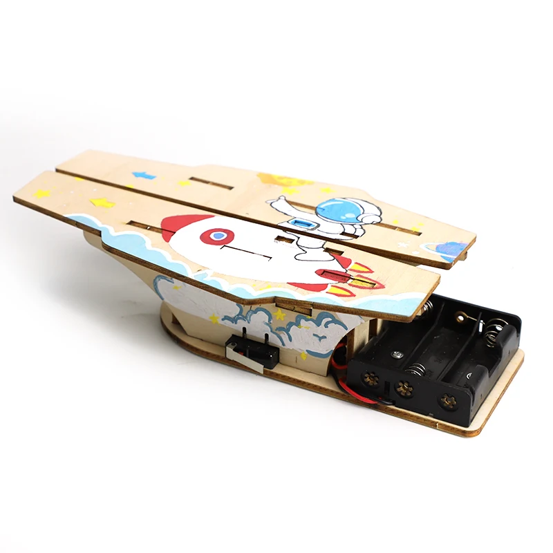 Physics Learning Educational Kits Airplane Catapult Aircraft Carrier Take off Simulator Science Experiment STEM Toy