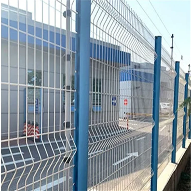 Outdoor Decorative Garden Security 3d Bending Security Fence Galvanized Fencing With Welded 3d Bending Fence Wire Mesh