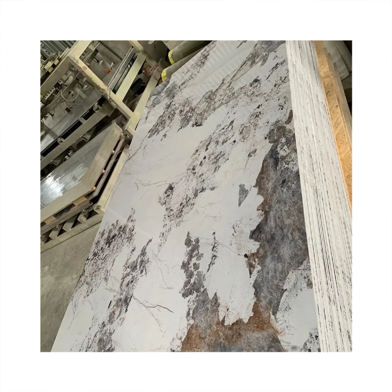 Uv Panels High Quality Pvc Customized Glossy Pvc Marble Sheet 2mm 3mm 4ft*8ft Marble Design