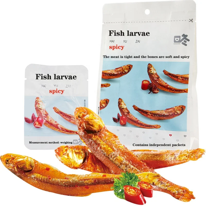 Dried fish snacks 120g Deep Seafood Fish Snacks Traditional Chili spicy fish snacks of Yunnan specialties