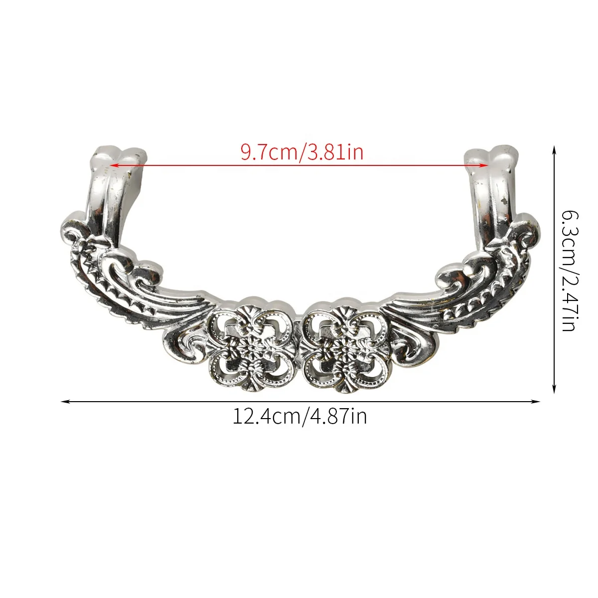 Gold silver handle plastic buckle Plastic handle hand handle home hardware luggage accessories