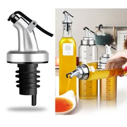 Olive Oil Bottle Sprayer Wine Pourer Sauce Boat Nozzle Liquor Oil Dispenser ASB Lock Leak-Proof Plug Bottle Stopper Kitchen Tool