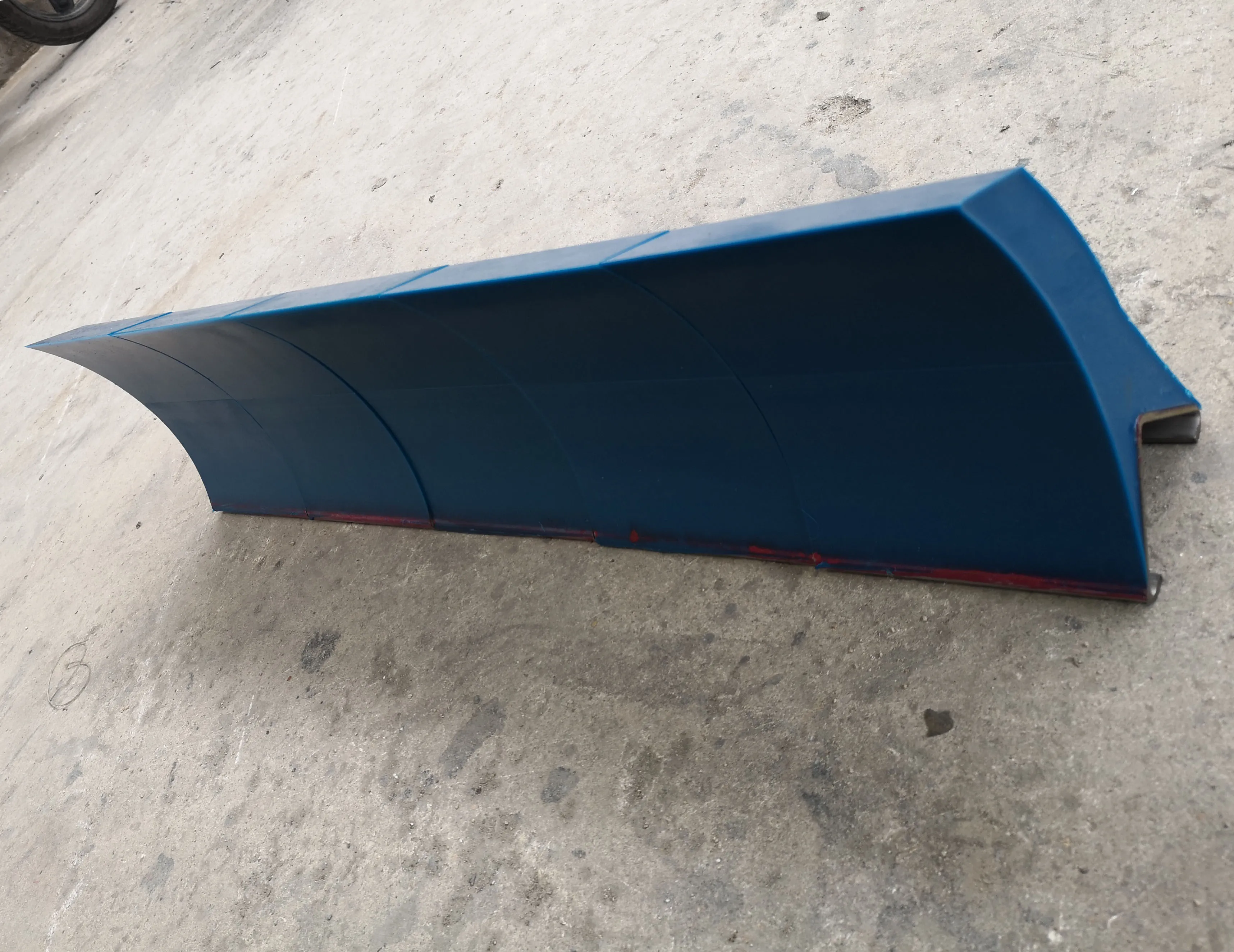 PU Precleaner Blades Track Mount Conveyor Belt Polyurethane Scraper Blade Replacement Poly Urethane Blue Orange Doctor Blades