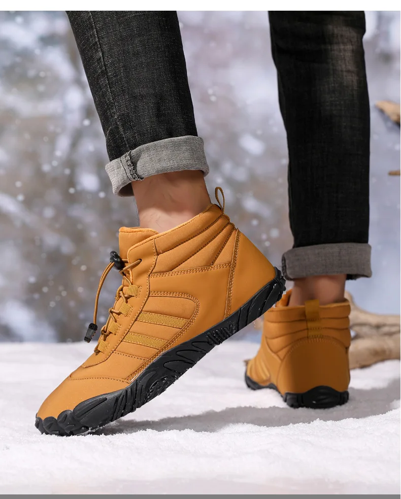 Wholesale Custom Winter Sports Shoes Barefoot Hiking Ankle Warmer Nonslip Comfort Climbing Snow Boots Non-Slip Sneakers
