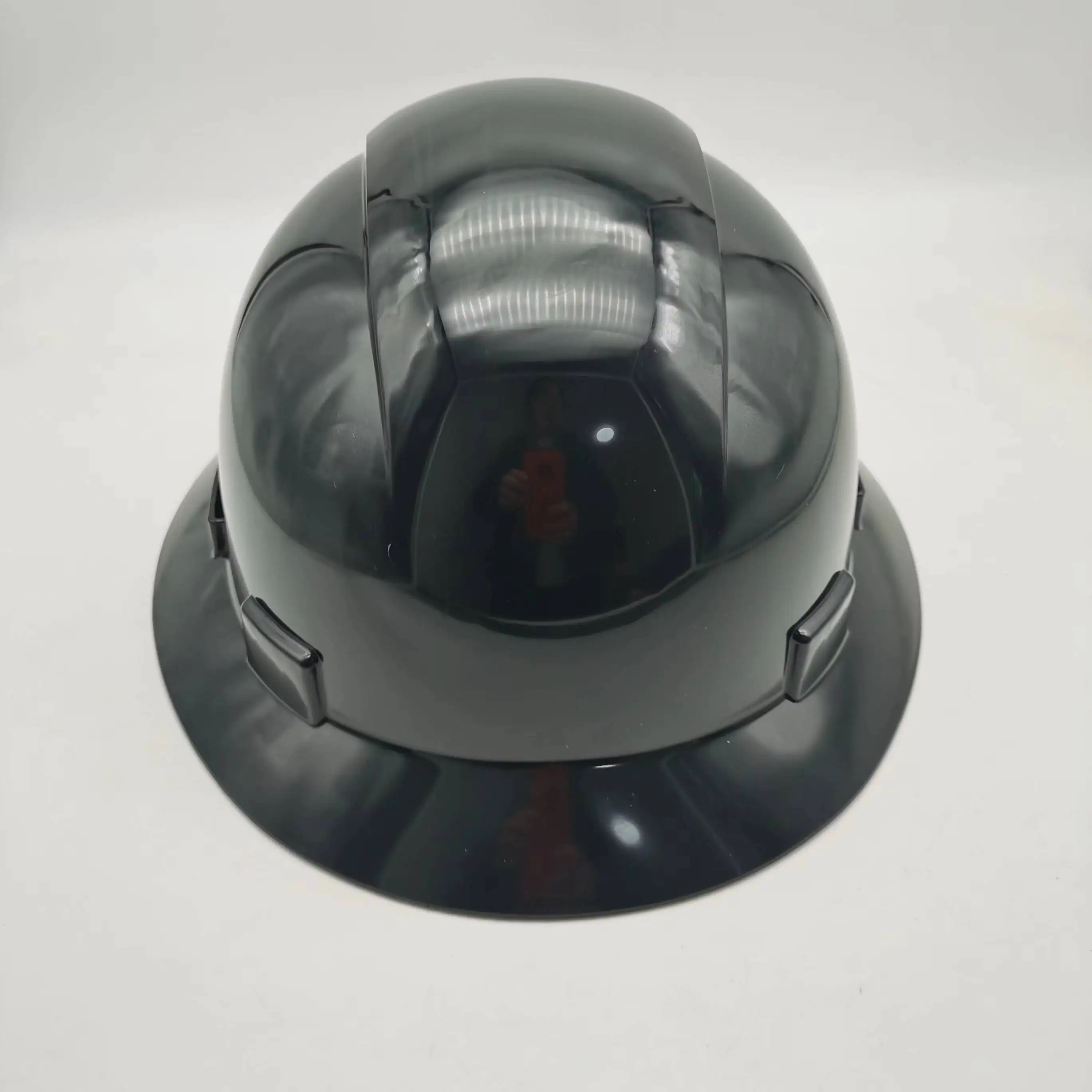 JXSFHEM full brim round shape hard hat American safety helmet protection ratchet type high density