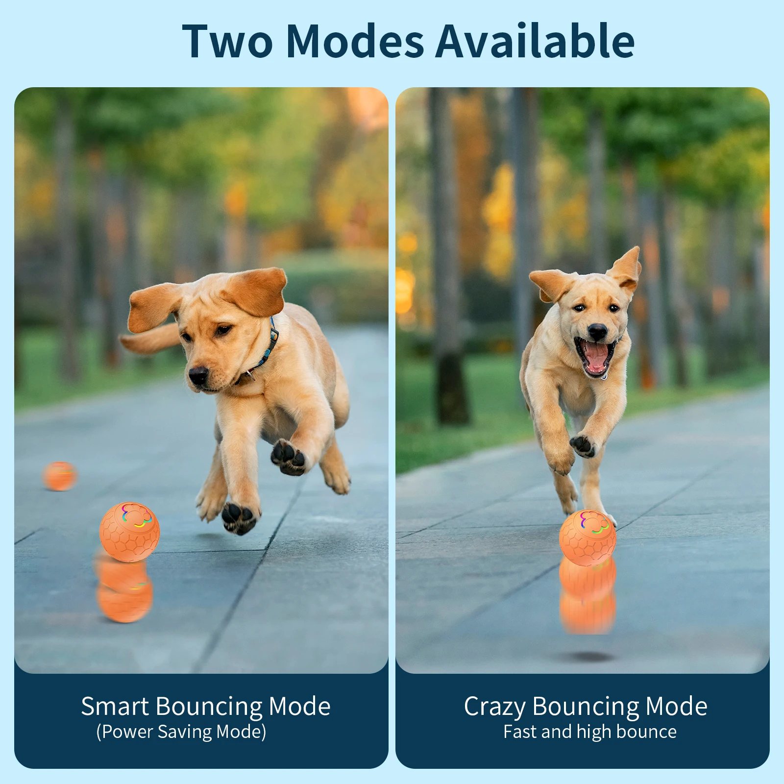 New Interactive TPU Dog Chase Toy Ball Electric Smart Automatic Active Rolling Ball for Small Dogs Pet Movement Toy