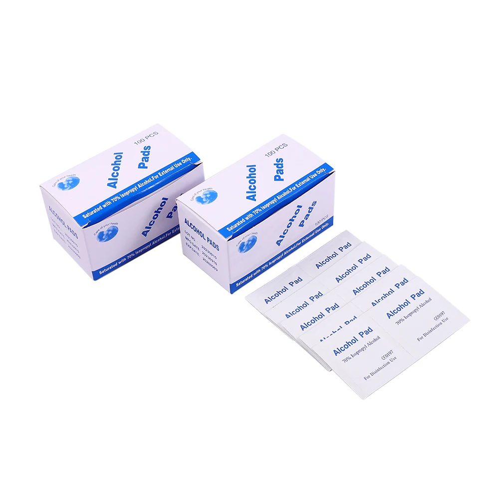 Customized 70% Isopropyl Individual Disinfectant Medical Antibacterial Disposable Non-woven Alcohol Wipe