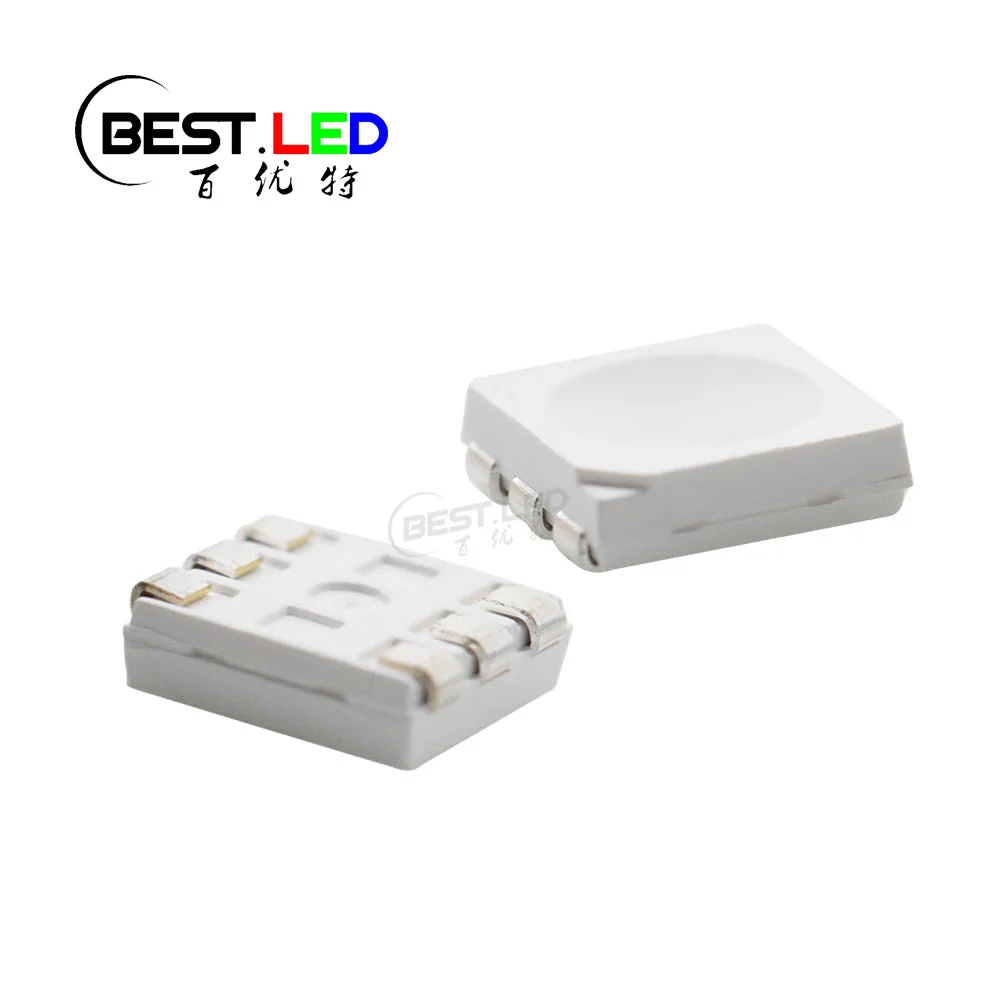 3 чипа SMD светодиодные молочные линзы глубокий красный рассеянный инфракрасный 690nm светодиодный чип 5050 СВЕТОДИОД