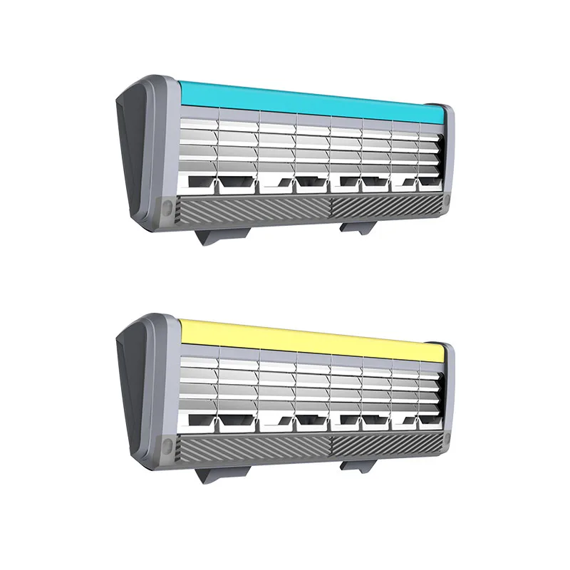 Imported Stainless Steel 4 Blade Razor Cartridge Replaceable Shaving Razor Blade for shave
