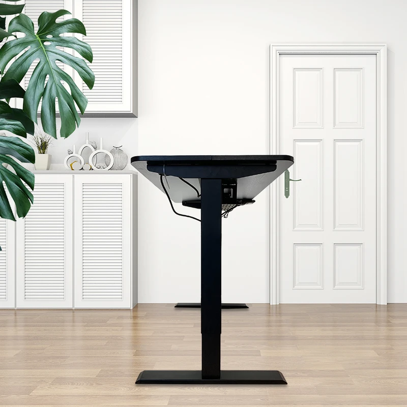 Free Sample Modern Table Furniture Executive Adjustable Luxury Home Design China Glass White Height Computer L Shape Office Desk