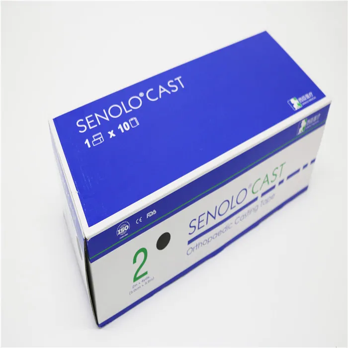 
SENOLO: Low Tack Properties Soft Cast & Fiberglass & Polyester Casting Tape with Water Activated Polyurethane Resin 