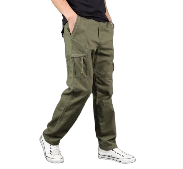 Autumn Cargo Pants Multiple Pockets Trousers Men Hip Hop Harem Pants Sports Trouser Casual Jogger Sweatpants