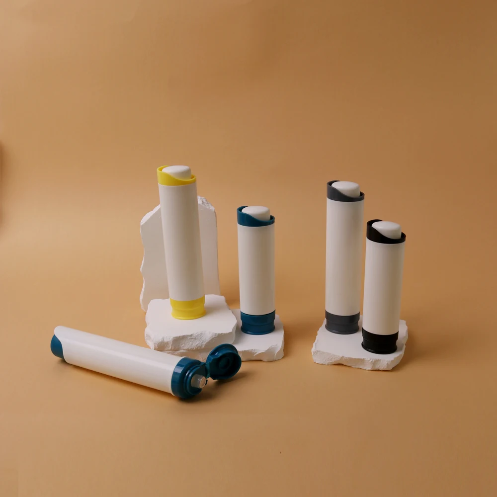Plastic Oval Toothpaste Tube Cosmetic Packaging 50ml 80ml 100ml Airless Toothpaste Tube