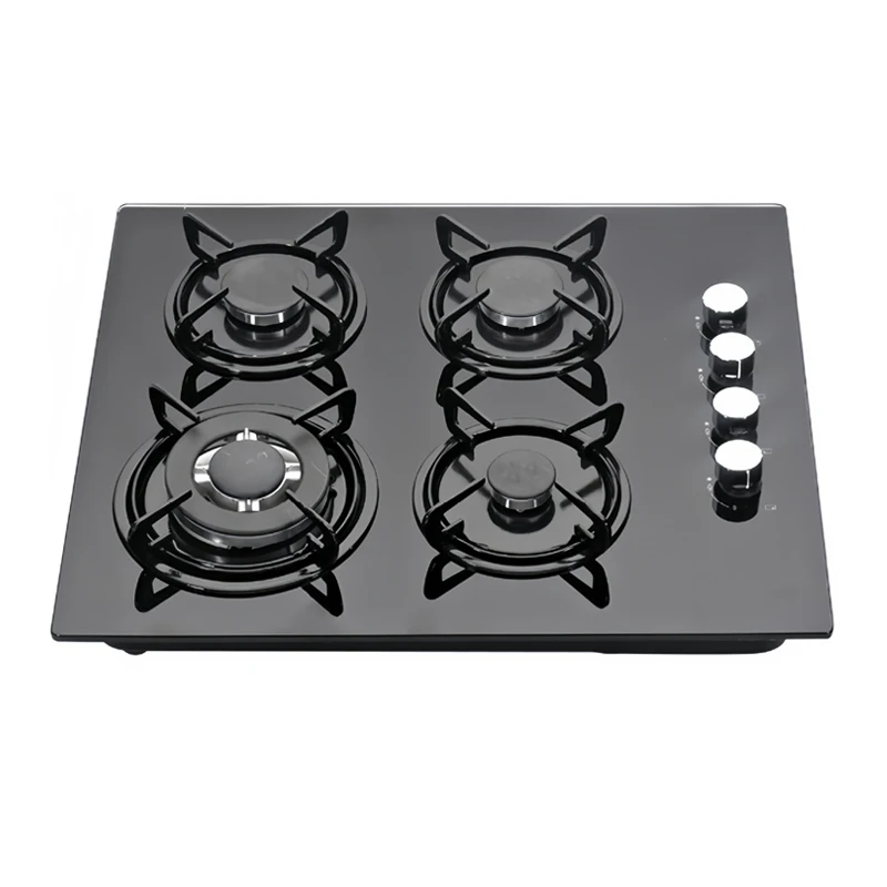 Custom Cheap Golden Supplier Super Kitchen Table Top Embedded Gas Cooktop Sales Reasonable Price 4 Burner Gas Cooker Stove