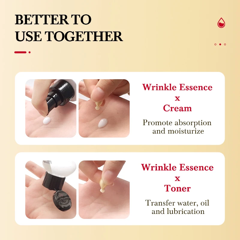 Korean Private Labels SADOER Boson Placenta Anti Wrinkle Facial Essence Serum Firming Moisturizing Lifting Face Skin Care
