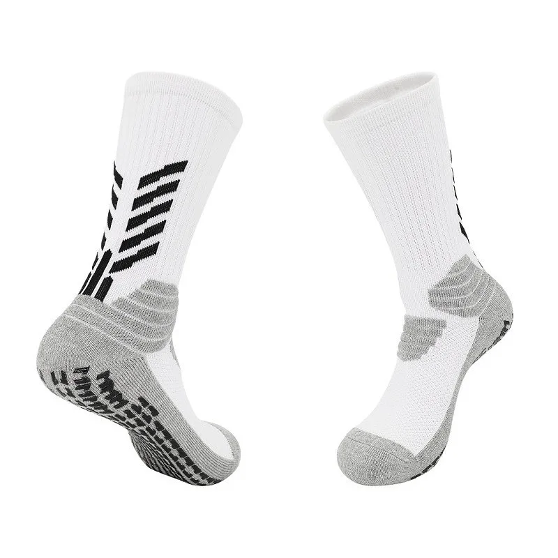 custom need logo strip tube elite adult anti slip soccer grip crew socks handball basketball