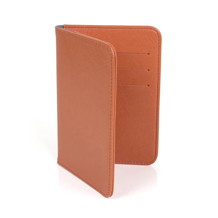 Семья мужской бумажник из искусственной кожи для мальчиков на паспорт держатель Чехол сублимации из текстурированной ткани паспорт держатель для карт