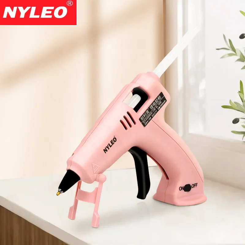 NYLEO Customized 3.7V Home Diy Tools Hand Craft Tools 2022Wireless Hot Lithium Battery Cordless Glue Gun