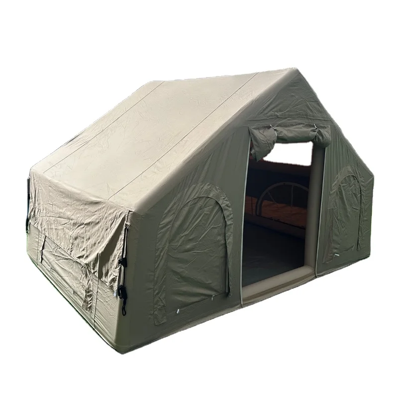 Outdoor Camping Inflatable Tent Transparent Viewing Shed Top High Quality Large Travel Glamping Air Tent