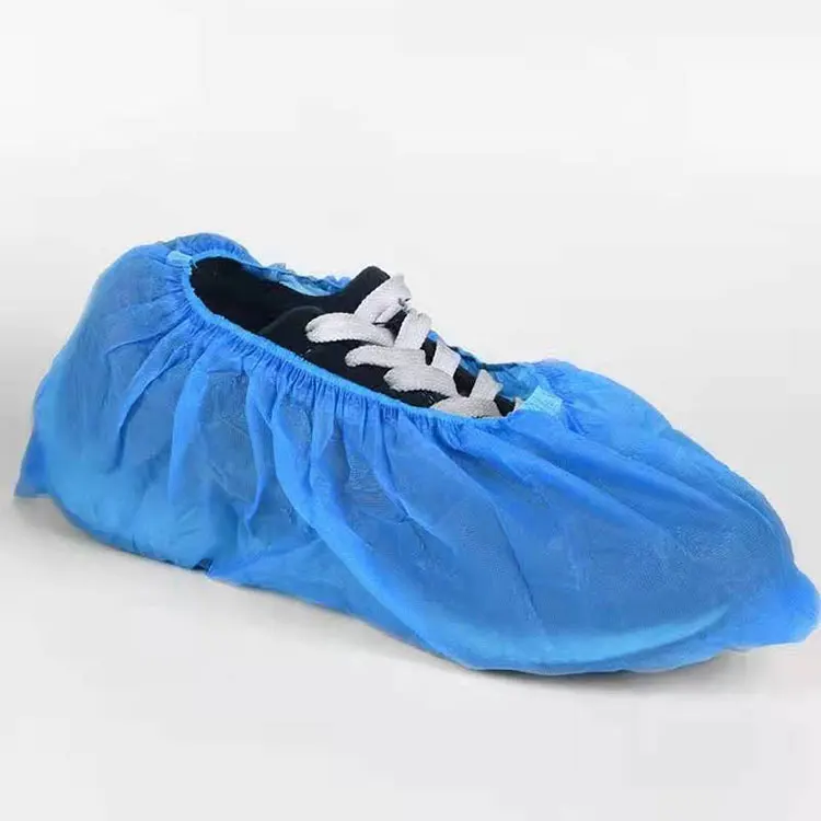 High quality pp blue non-woven disposable shoe covers