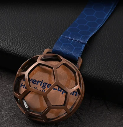 FOCUS Factory Direct Sale Customized Medal with Ribbon Custom Metal Medallion Sport Event Metal Medal Soft Enamel Medallion