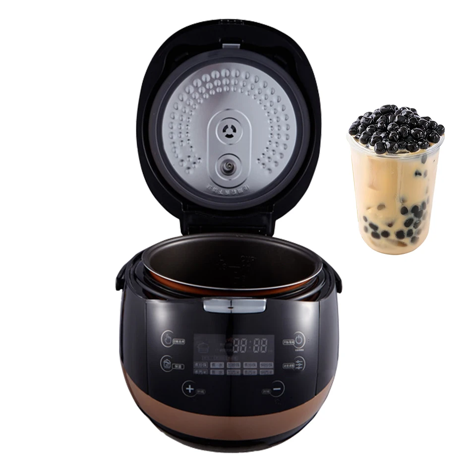 Automatic Pearl Cooking Pot Tapioca Cooker Cooking Pot High Capacity Boba Pearl Pot