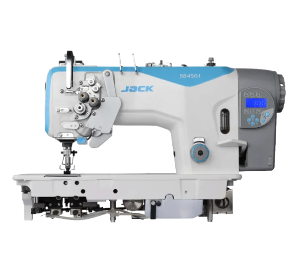 2022 Hot Sale Jack JK-58450J Lockstitch Industrial Sewing Machine With Double Needle Big Stock