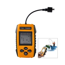 Dropshipping Portable Wired Fish Finder LCD Screen Display Fishfinder with Sonar Sensor Transducer