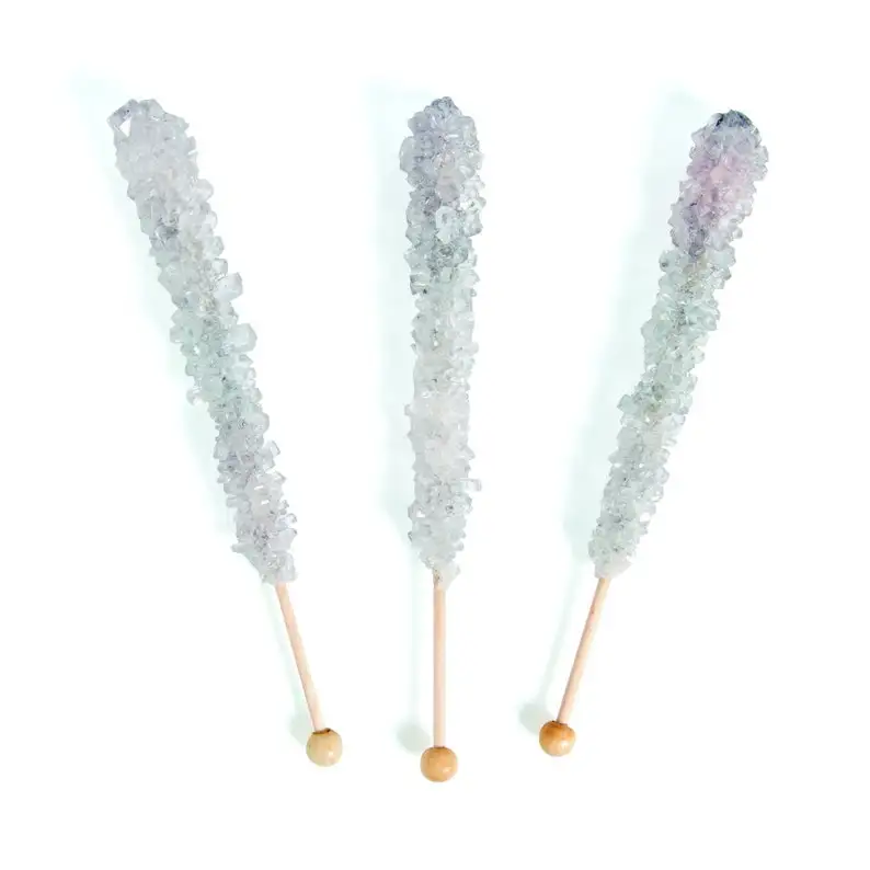Assorted Rock Candy Rainbow Crystal Sticks Lollipop