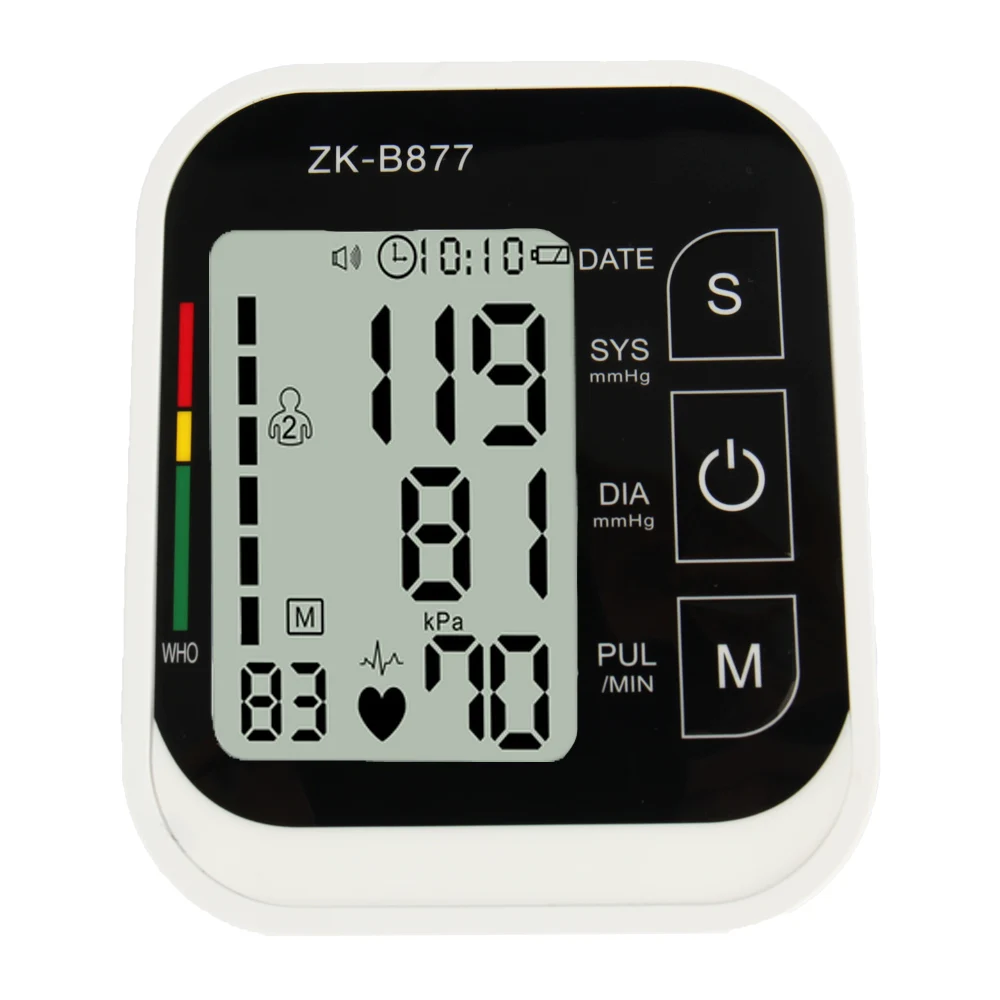 
automatic smart upper arm measure blood pressure machine 
