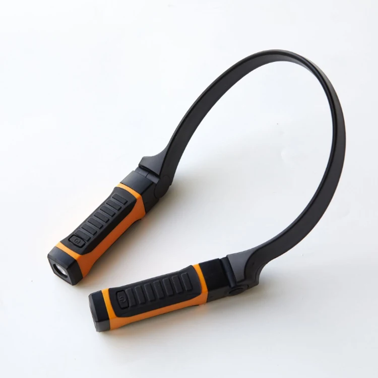 Dry Battery Powered Bendable Arms LED Work Light 2 Brightness Levels Camping LED Neck Reading Light
