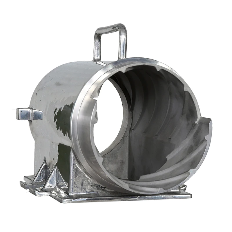 SPT OEM 316 304 stainless steel casting automatic angle meat mincers auger screw feeder