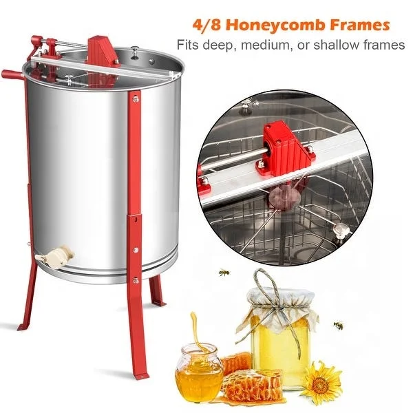 Manual/Electric stainless steel honey extractor