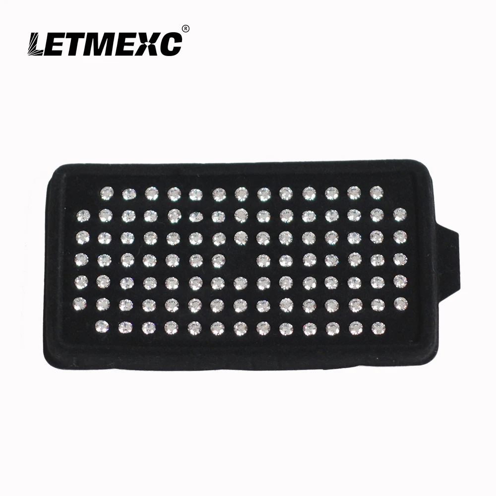 LETMEXC 50-100 Pcs / Pack  58 Facets Cut Zirconia Real 5A White D Color Flawless Cubic Zirconia Synthetic Diamond Loose Stones