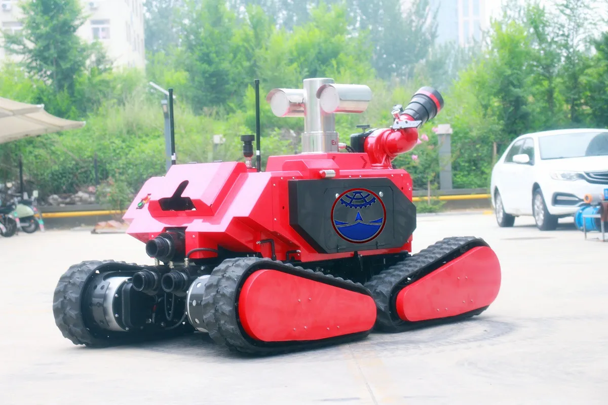 Взрывозащищенный робот RXR-MC100BGD пожаротушения ATEX 4wd