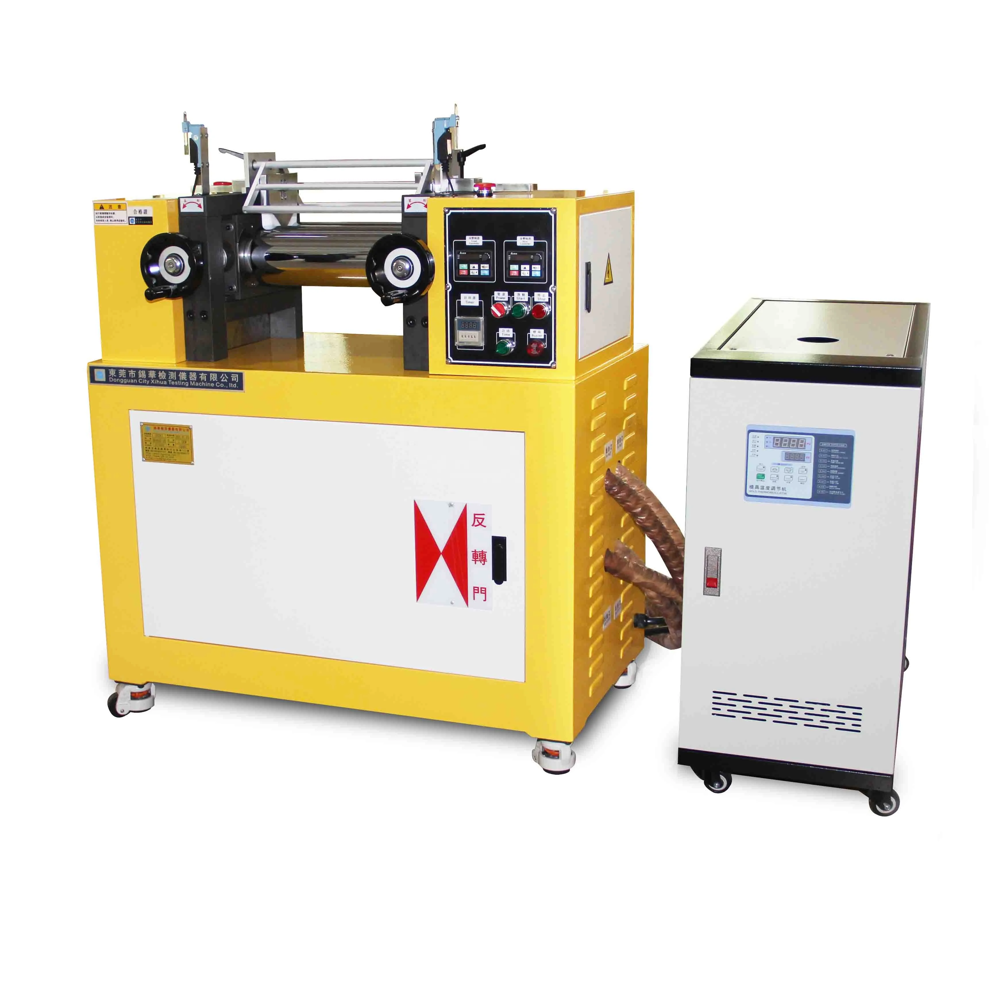 Oil Heating Lab Plastic Two Roll Mill for Plastic and Rubber Raw Materials